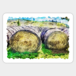 Hay Bales 9 Sticker